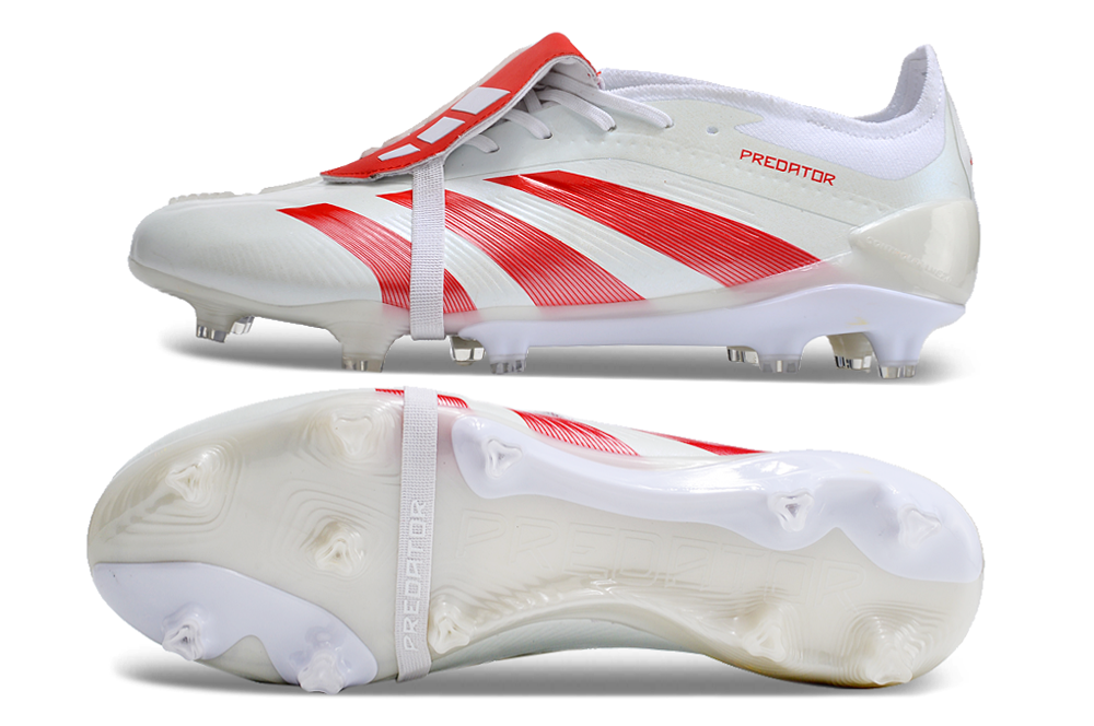 Predator Elite FT FG White Red CC