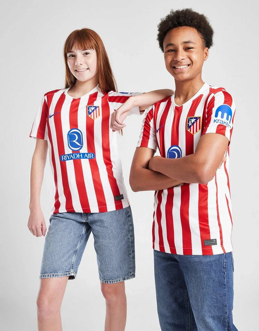 NIKE ATLETICO MADRID 2025/26 HOME SHIRT JUNIOR –