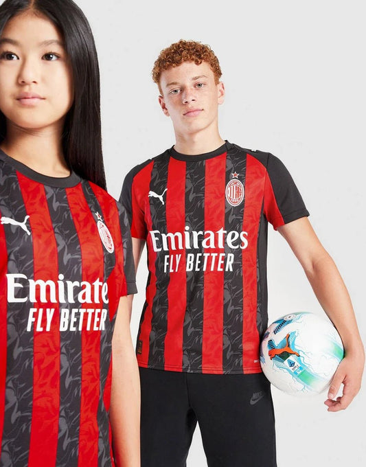 PUMA AC MILAN 2025/26 HOME SHIRT JUNIOR –