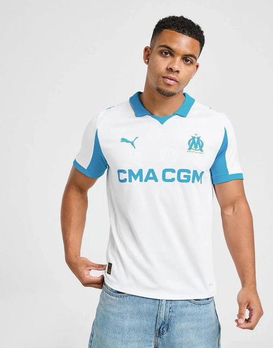 PUMA OLYMPIQUE MARSEILLE 2025/26 HOME SHIRT –