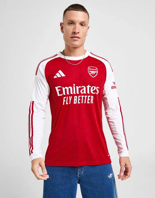 ADIDAS ARSENAL FC 2025/26 LONG SLEEVE HOME SHIRT Classic Football Jerseys