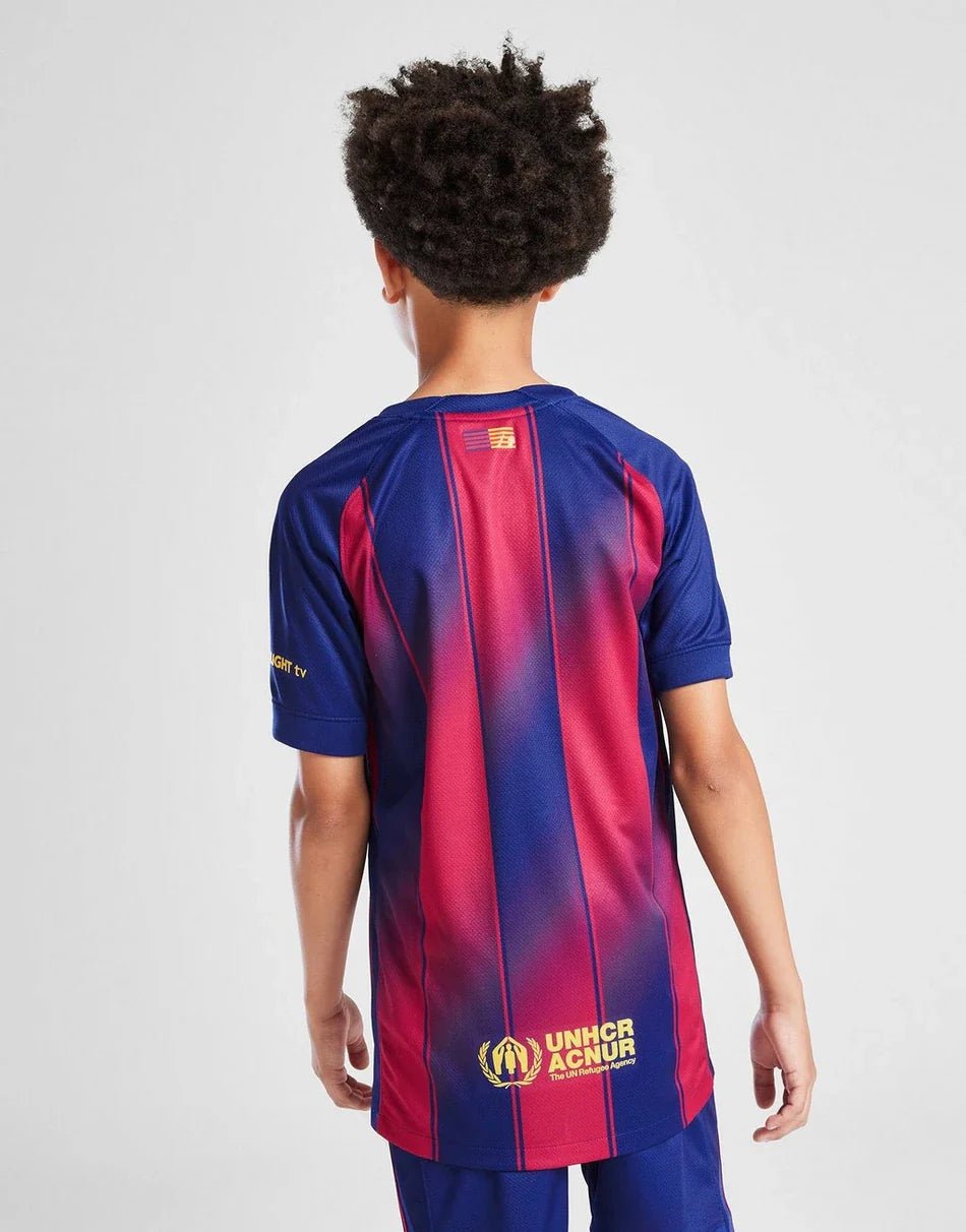 NIKE FC BARCELONA 2025/26 HOME SHIRT JUNIOR –