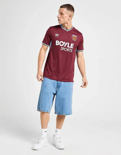 UMBRO WEST HAM UNITED FC 2025/26 HOME SHIRT –
